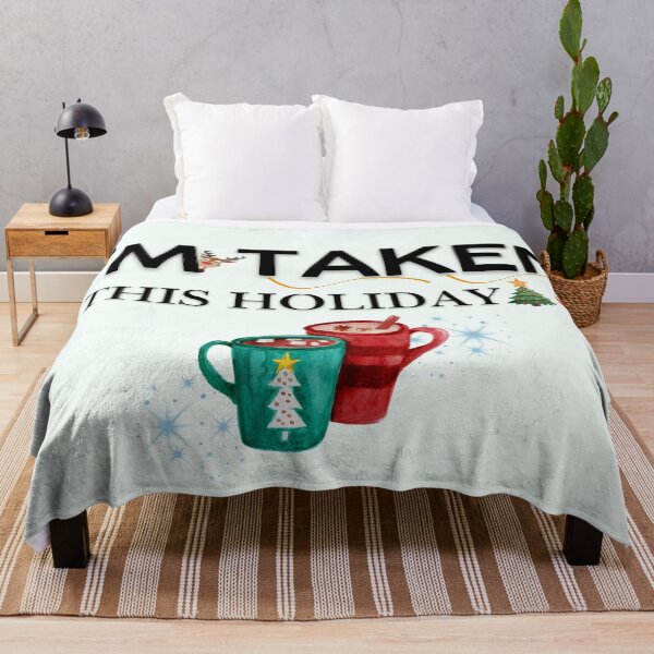 Item preview, I'm Taken This Holiday Funny Christmas Couples Shirt designed and sold by ATime7Day.