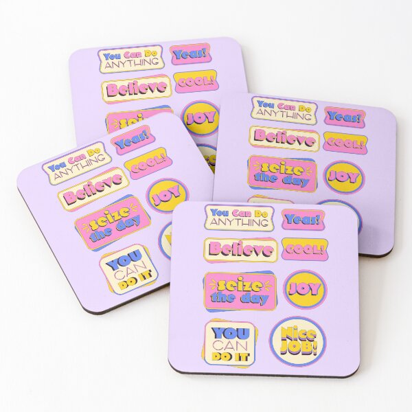 Item preview, Pack Of 8 Lined Minimal Motivational  designed and sold by CapriCreatives.