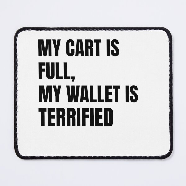 Item preview, Full Cart Terrified Wallet designed and sold by Trend Drops Mad.