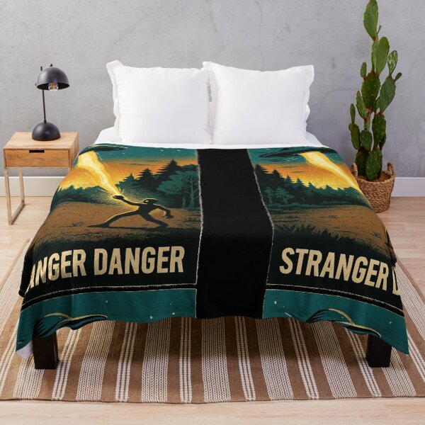 Item preview, Stranger Danger – Human vs UFO Power Reversal Sci-Fi Desig designed and sold by JonelCrafts.