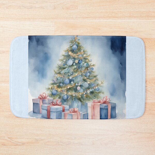 Item preview, BlueTrees , Christmas Tree Farm, Christmas Tree Path, Cute Winter Christams Happy Holidays designed and sold by KolorellaS.