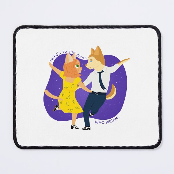 Item preview, La La Land Cat & Dog designed and sold by sarahtdesign .