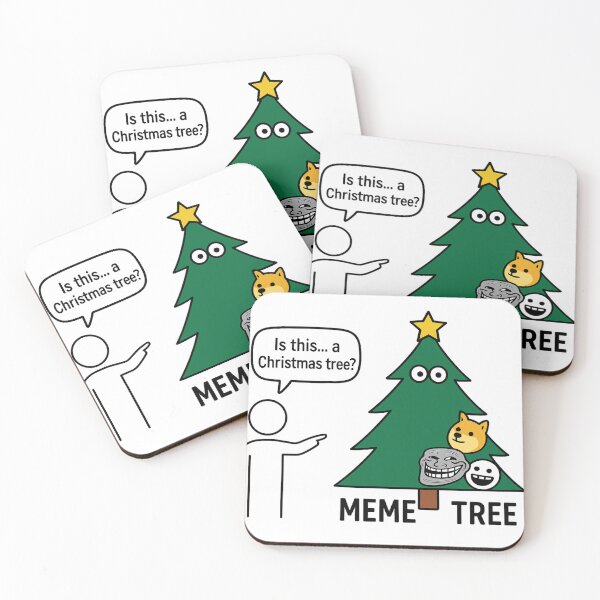 Item preview, „Meme Christmas Tree – Is This a Christmas Tree? Parody” designed and sold by EdCraftProjects.