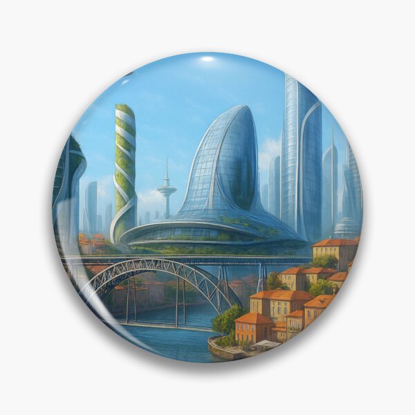 Item preview, Futuristic Porto – A vision of a city between past and future designed and sold by Eric Nagel.