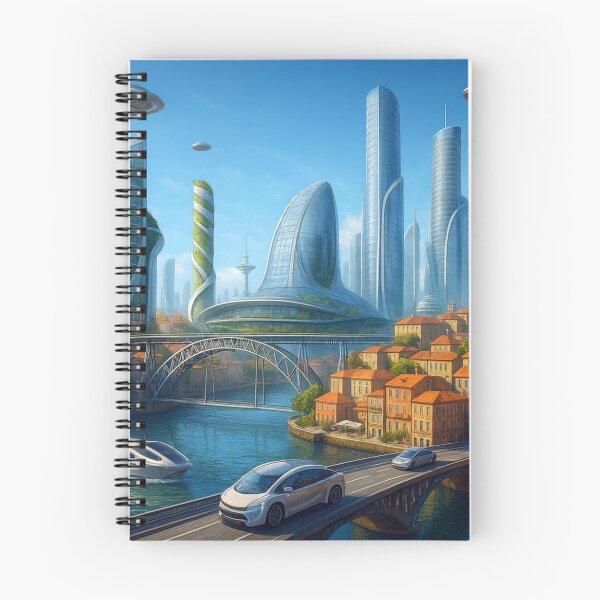 Item preview, Futuristic Porto – A vision of a city between past and future designed and sold by Eric Nagel.