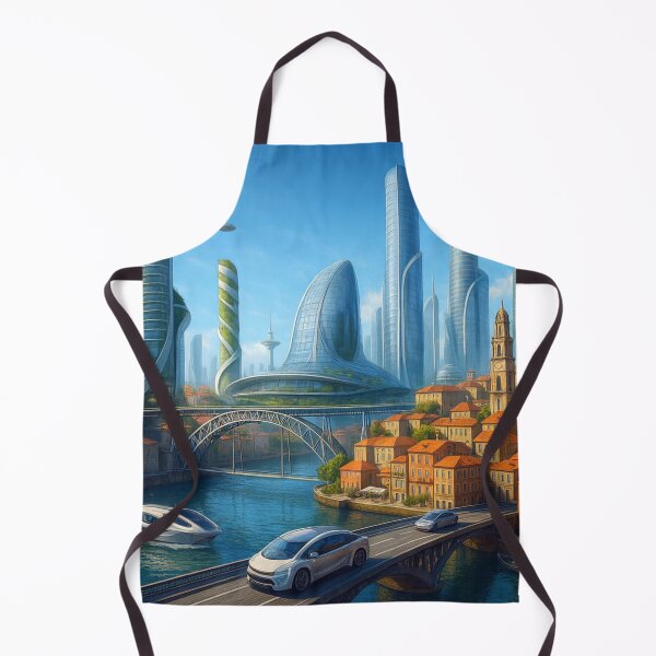 Item preview, Futuristic Porto – A vision of a city between past and future designed and sold by Eric Nagel.