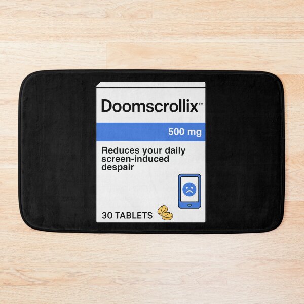 Item preview, Doomscrollix™ — Reduces Your Daily Screen-Induced Despair | Fake Medicine Parody designed and sold by pharmafeels.