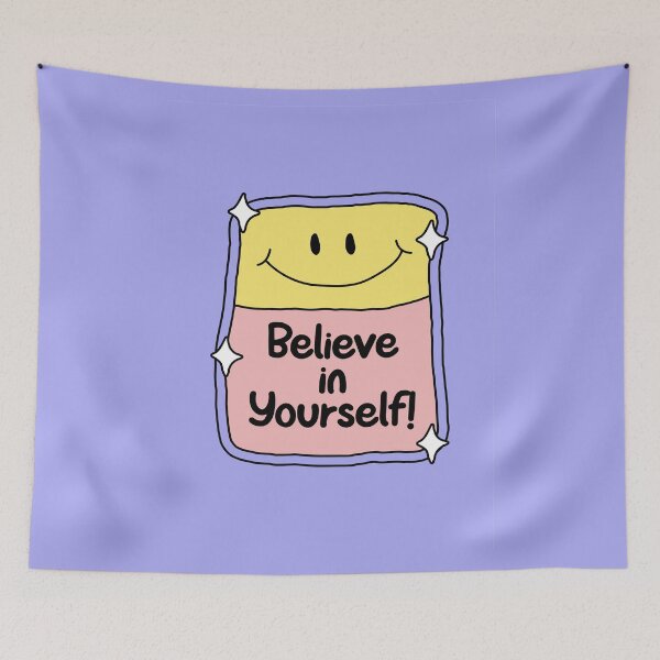 Item preview, Outlined doodle Believe in Yourself  designed and sold by CapriCreatives.