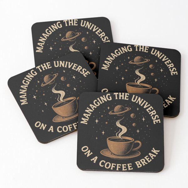 Item preview, Cosmic Coffee Break - Governing the Universe One Sip at a Time designed and sold by Ataqhin.