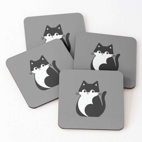Item preview, Black and White Cat Drawing Easy designed and sold by xiao xuans.