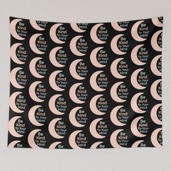 Item preview, Be Kind to Your Mind – Mental Health Positive Affirmation Design designed and sold by CuteOasis.