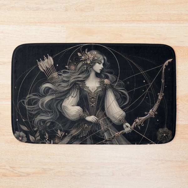Item preview, Sagittarius – Dark Realistic Zodiac Illustration designed and sold by Roberta Calabrese.