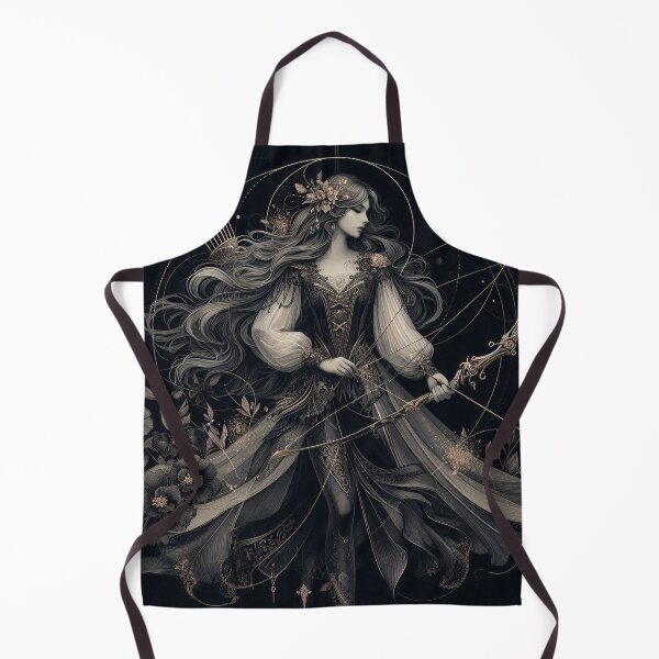 Item preview, Sagittarius – Dark Realistic Zodiac Illustration designed and sold by Roberta Calabrese.