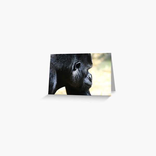 Gorilla Greeting Card