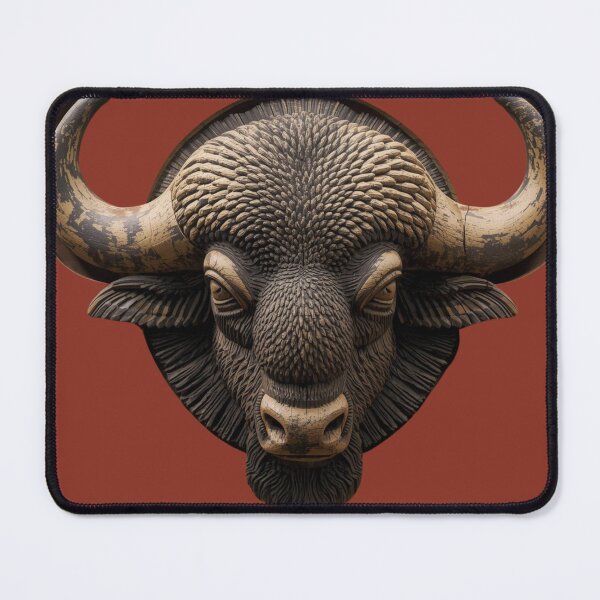 Item preview, Majestic Carved Buffalo – Earthy Strength Identity designed and sold by SavannaStrikes.