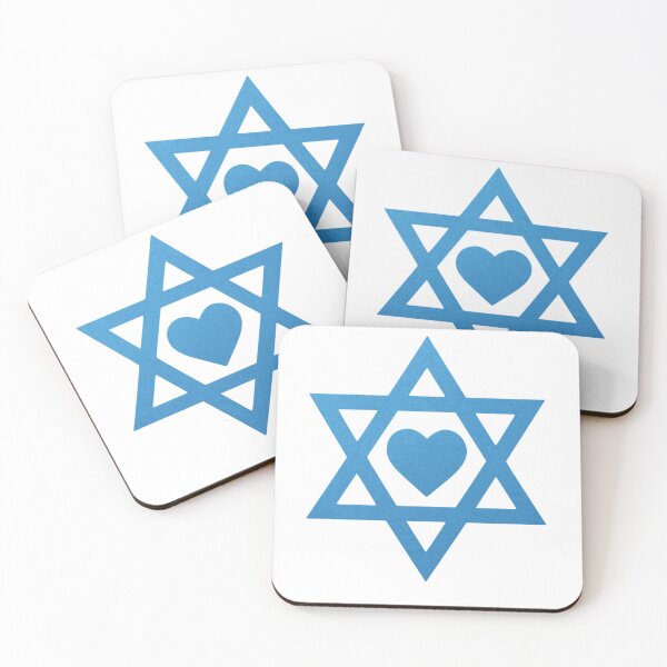 Item preview, Star of David Heart Design designed and sold by LightoftheLand.