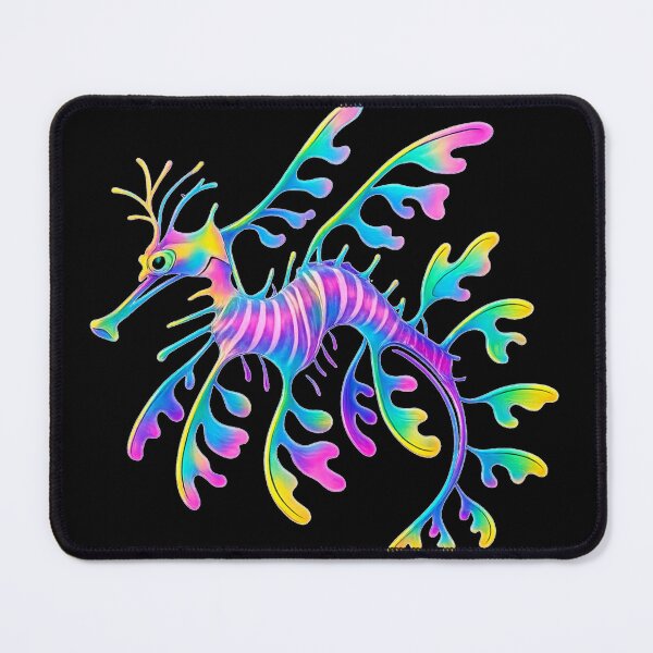 Item preview, Neon Leafy Sea Dragon – Glowing Ocean Fantasy designed and sold by JonelCrafts.