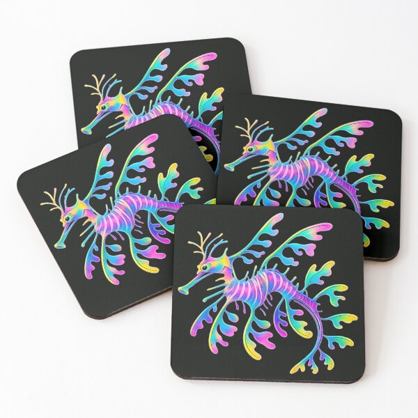 Item preview, Neon Leafy Sea Dragon – Glowing Ocean Fantasy designed and sold by JonelCrafts.