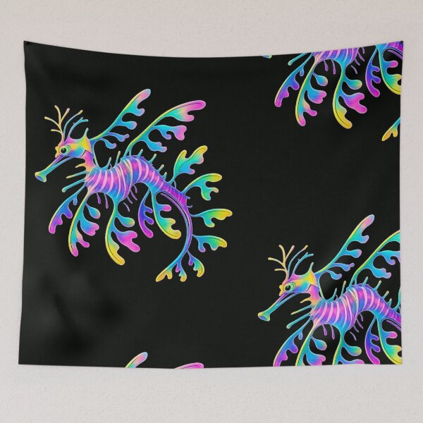 Item preview, Neon Leafy Sea Dragon – Glowing Ocean Fantasy designed and sold by JonelCrafts.