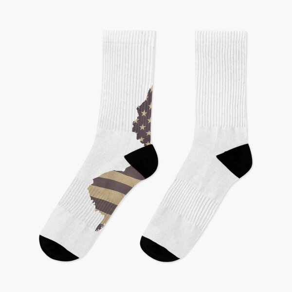 Item preview, New Jersey State Vintage Stars & Stripes – Brown and Gold designed and sold by Paper Drip.