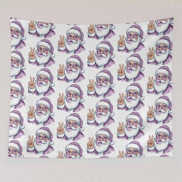 Item preview, Purple Cool Santa Glitter Sparkle Christmas Bubble Gum designed and sold by Adadita.