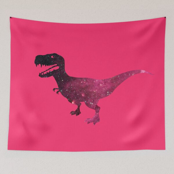 Item preview, T-rex - magenta stars designed and sold by helengarvey.