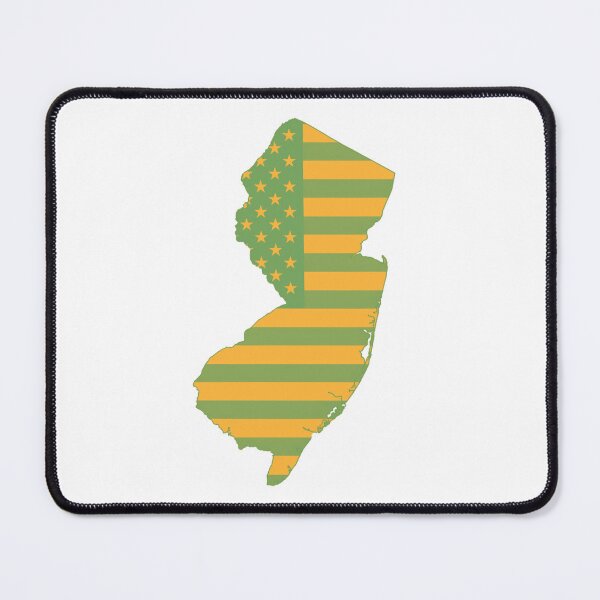 Item preview, New Jersey Vintage State Flag – Green & Gold Americana designed and sold by Paper Drip.