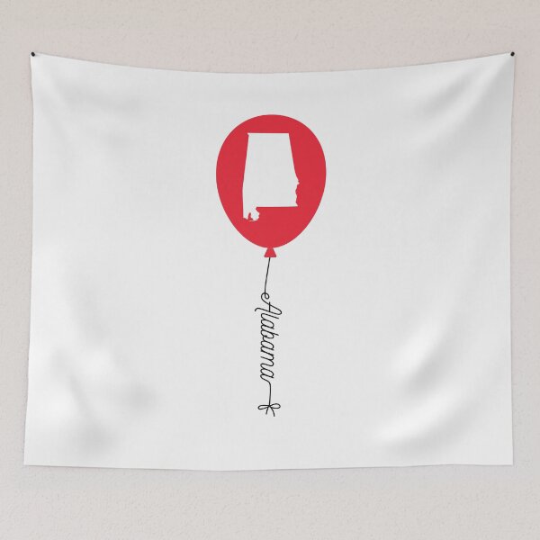 Artikelvorschau, Alabama Staatsballon entworfen und verkauft von InspiredQuotes.