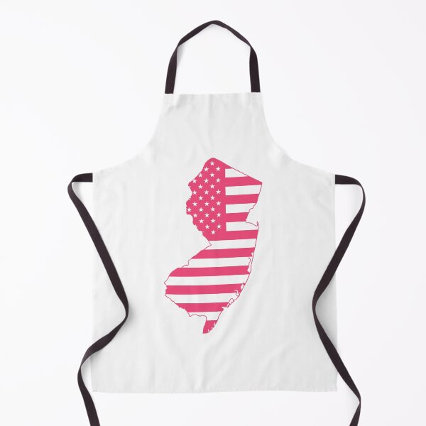 Item preview, New Jersey USA Flag Silhouette – Stars and Stripes State Outline designed and sold by Paper Drip.