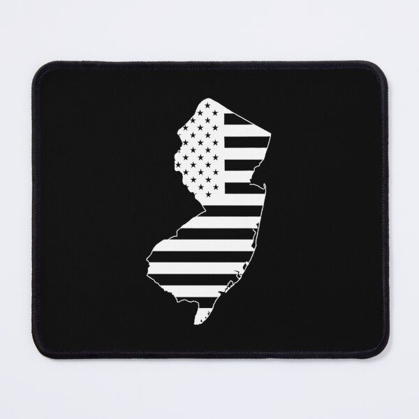 Item preview, New Jersey USA Flag Silhouette – Stars and Stripes State Outline designed and sold by Paper Drip.