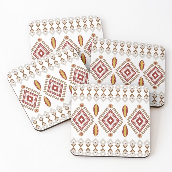 Item preview, Ethnic Tribal Border Pattern with Warm Geometric Motifs designed and sold by CHANCHANAI.