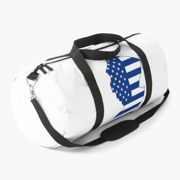 Item preview, New Jersey USA Flag Silhouette – Stars and Stripes State Outline designed and sold by Paper Drip.