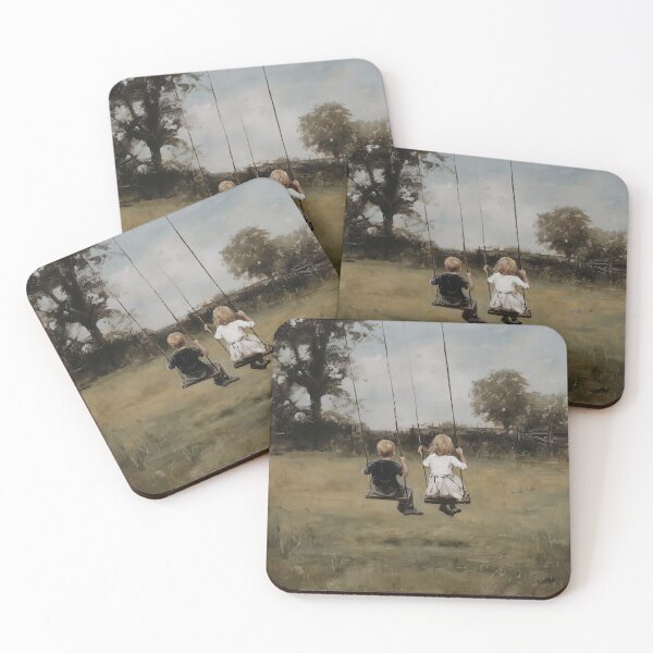 Item preview, Children Swinging in a Field designed and sold by lautir.