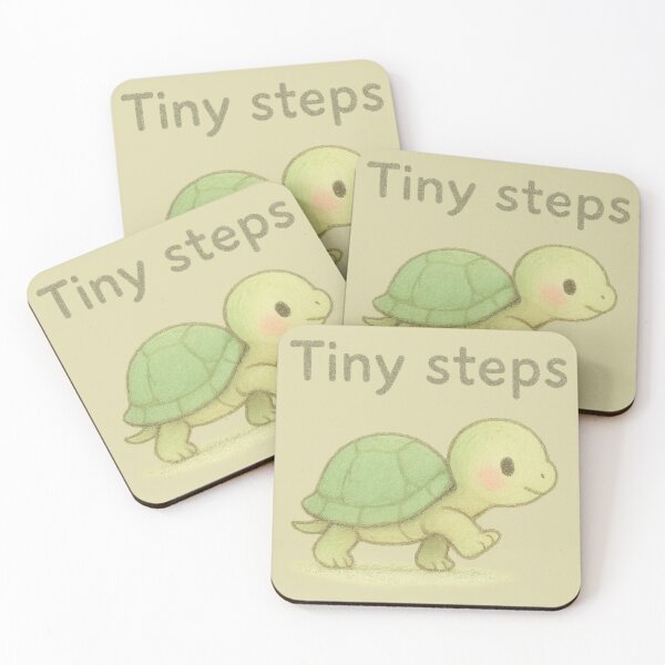 Item preview, Tiny Steps Turtle designed and sold by ChirpInc.
