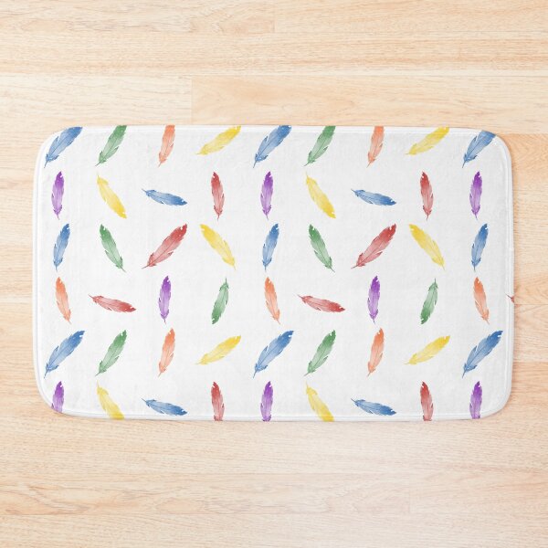 Item preview, Brightly Coloured Feathers designed and sold by QuirkyMint.