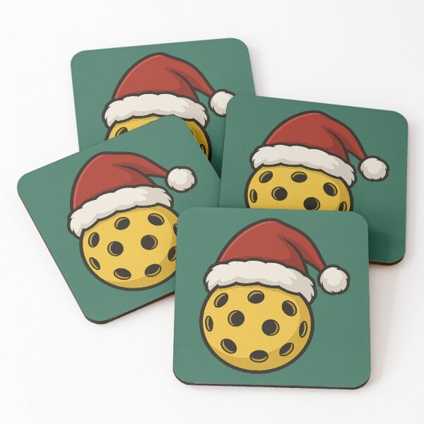 Item preview, Merry Christmas Pickleball Ball Xmas designed and sold by Prints-by-Olaf.