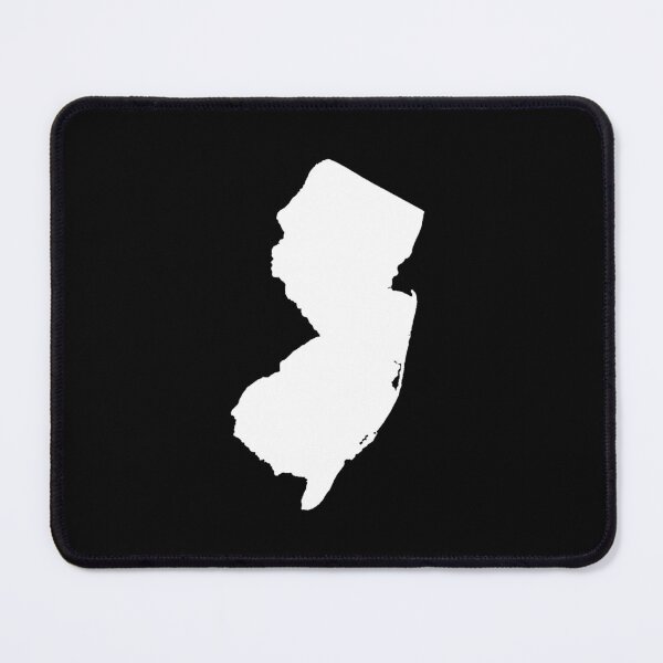 Item preview, New Jersey Map Silhouette – Minimal White designed and sold by Paper Drip.
