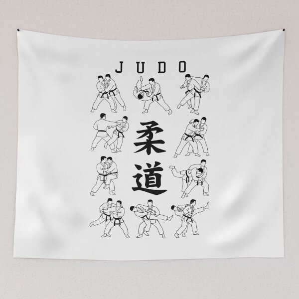 Item preview, Judo Throw Sweep MMA Mixed Martial Arts Kanji Gi Budo designed and sold by GrandeDuc.