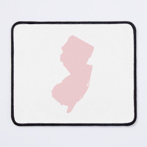 Item preview, New Jersey Map Silhouette – Minimal Pink designed and sold by Paper Drip.