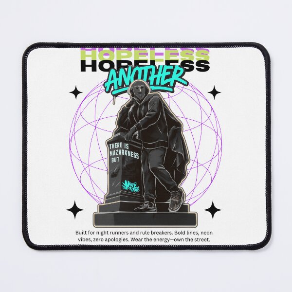 Item preview, Hopeless Another Cyberpunk Streetwear Graphic 2026 designed and sold by HUMORONCOTTON.