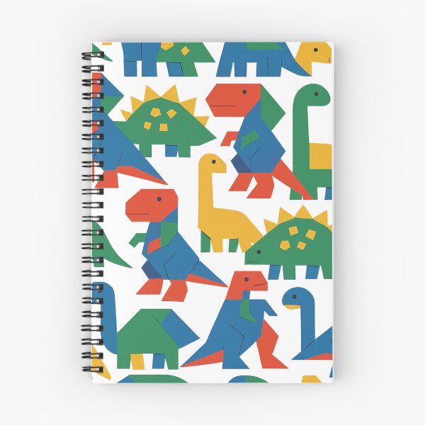 Aperçu de l'œuvre Motif géométrique de dinosaure créée et vendue par FandomFunStudio.