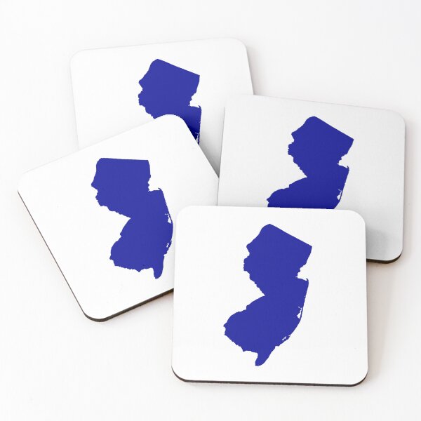 Item preview, New Jersey Map Silhouette – Minimal Black and White designed and sold by Paper Drip.