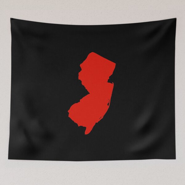 Item preview, New Jersey Map Silhouette – Minimal Red designed and sold by Paper Drip.