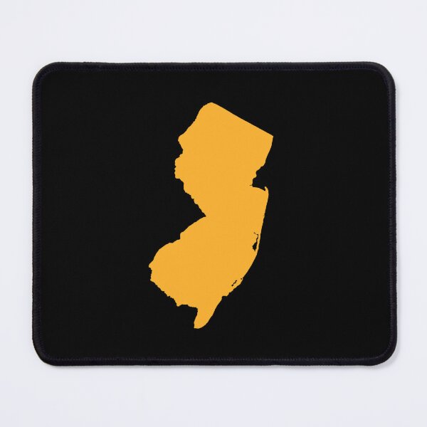 Item preview, New Jersey Map Silhouette – Minimal Yellow designed and sold by Paper Drip.