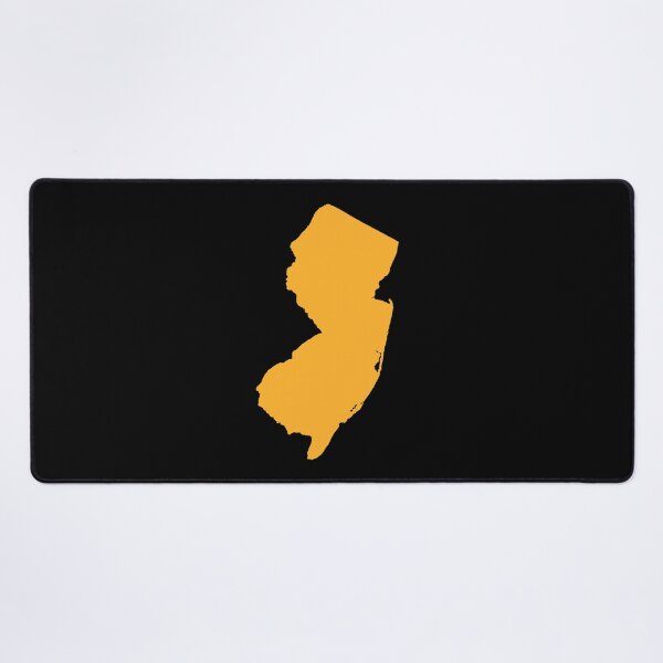 Item preview, New Jersey Map Silhouette – Minimal Yellow designed and sold by Paper Drip.