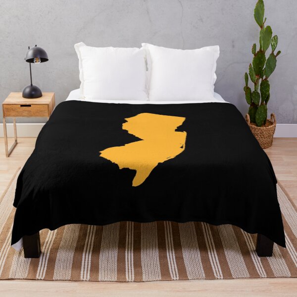 Item preview, New Jersey Map Silhouette – Minimal Yellow designed and sold by Paper Drip.