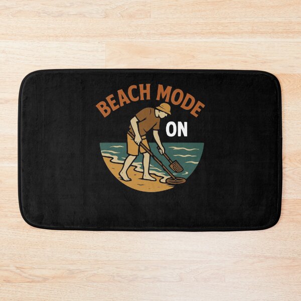 Item preview, Beach Mode On Treasure Hunting Metal Detecting designed and sold by LuminOrb.