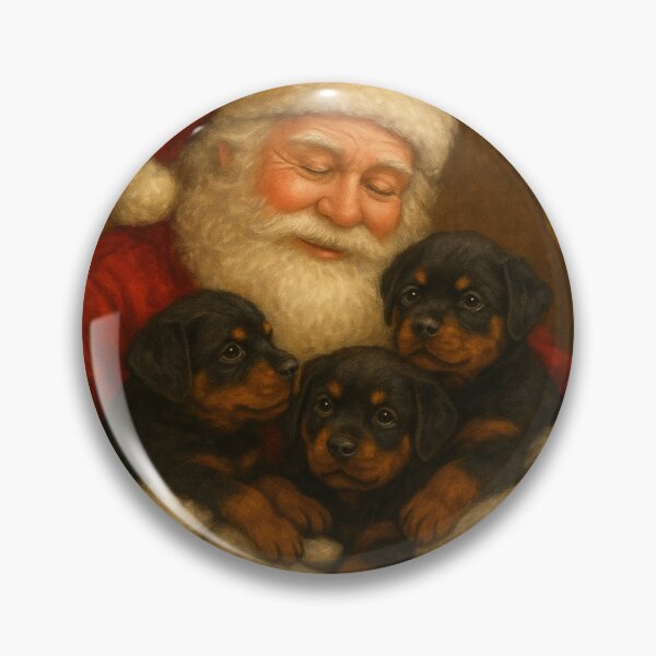 Artikelvorschau, Weihnachtsmann & Rottweilerwelpen entworfen und verkauft von 123ks.
