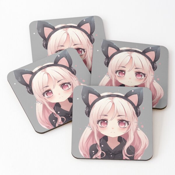 Item preview,  Anime kawaii black designed and sold by Kat's Design Hub.