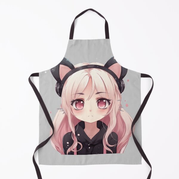 Item preview, Anime kawaii black designed and sold by Kat's Design Hub.